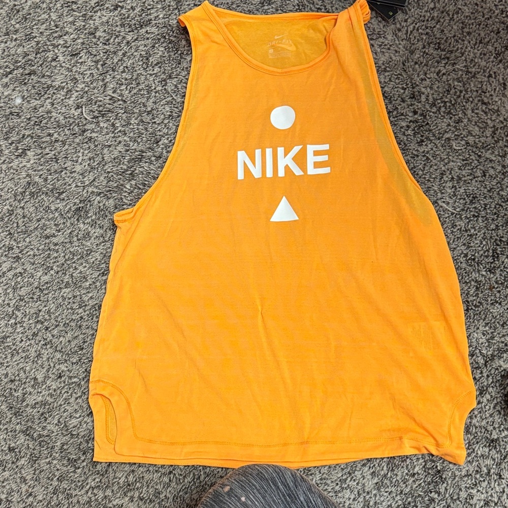 Nike Vibrant Orange Sleeveless Top